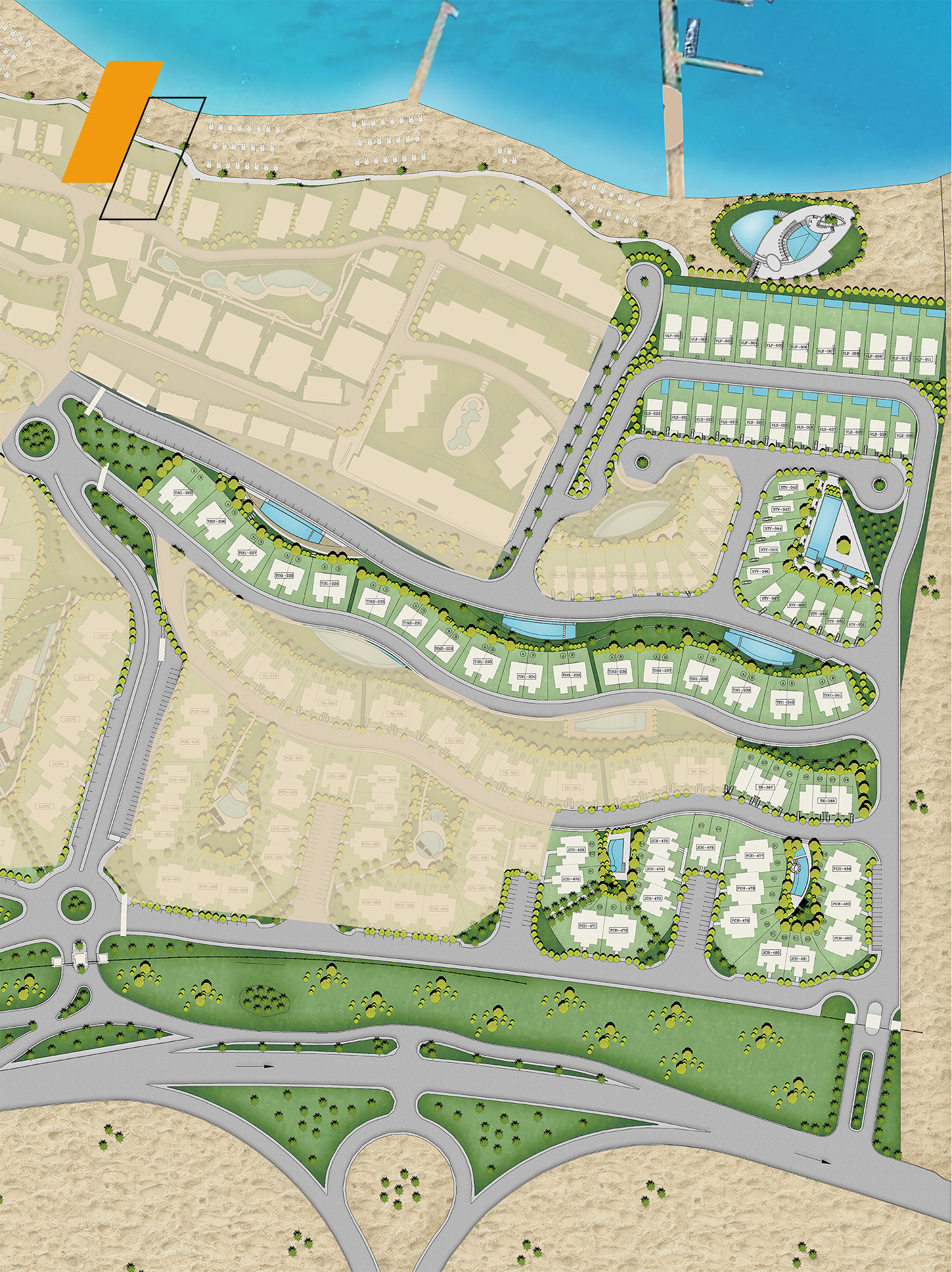 Palm Hills Sokhna - Master plan image - Flash property                                                style=